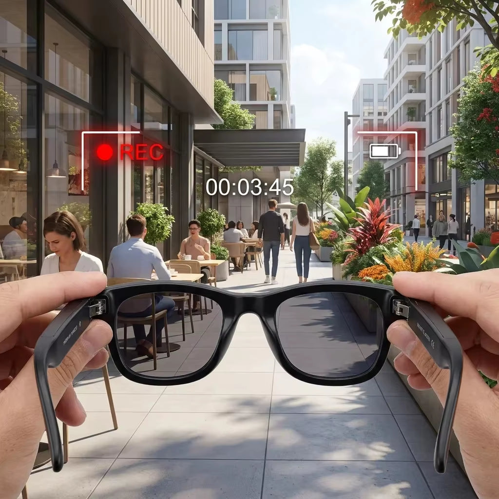 2026 SANVNET GS4 MAX AI Smart Glasses 8MP HD Camera 1080P Video Recording Sunglasses Chatgpt AI Translation BT Audio Eyewear