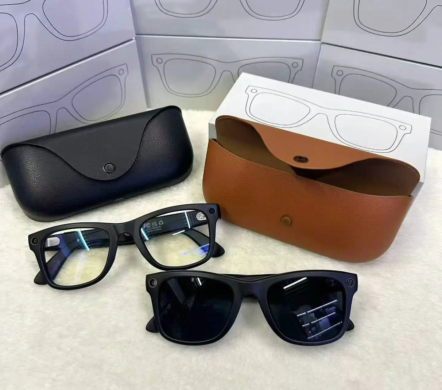 High Quality New AI Smart Glasses MT5 ULTRA Voice Wake Intelligent Translation 1080P Camera IPX-5 Magnetic Charging Box Call